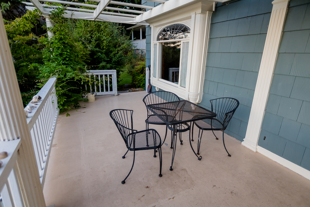 Outdoor space at family reunion vacation rental